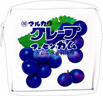 ティーズファクトリーポーチ マルカワフーセンガム グレープ OC-5533567FG★お菓子シリーズ★ポーチ[小物..