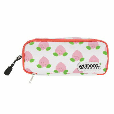 【サンスター】WルームペンケースPENCASE　桃とみせかけてカメとたわむれるネコ　OD22 S1423924★OUTDOOR第22弾★【筆入れ】[ペンポーチ]