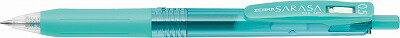 【数量限定】【ゼブラ】サラサクリップリラクゼーションカラー　ジェルボールペン0.5mm　アクアブルー JJ15-AQBL