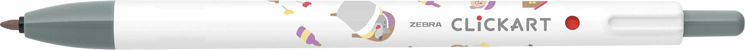 数量限定 クリッカート 0.6mm 絵本シリーズ グレー WYSS22-EH-GR カラーペン ラインマーカー 色ぬり ゼ..