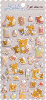 リラックマ シール ぷくっとオーロラシール SE64301 サンエックス san-x