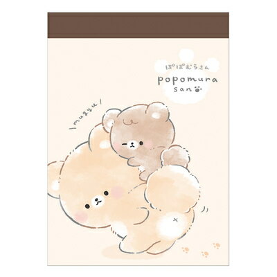 ミニメモ ぽぽむらさん おとなりさん メモ帳 224368 カミオジャパン kamiojapan