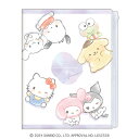 クリアファイル ファスナー付6ポケットクリアファイル ゆるっとサンリオキャラクターズ 第3弾 ゆるっとFOREVER 305241 カミオジャパン kamiojapan