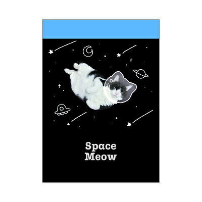 メモ スペースミャウ ミニメモ Space Meow メモ帳 127558 クラックス CRUX