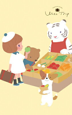 ■商品説明■ YOMOGIDA RYOKO With Trip あたたかなぬくもりのイラストが魅力的な イラストレーター ヨモギ田リョオコさんとのコラボレーションシリーズ＊ 「旅」をテーマに、女の子とどうぶつたちがいっしょに旅をしている ほっこりかわいい場面を切りとったデザイン！ -------------------------------- B6サイズより少し小さいサイズなので手帳にはさんでお使いいただけます。 旅の記録に大活躍すること間違いなしです。 ■仕様内容■ 32枚綴り(64ページ) H172×W108mm パッケージサイズ H179×W115×D0.5mm 素材 洋紙 ■特記事項■ ※絵柄・デザインなどは常に最新のものをお届けするため、予告なく変更になる場合がございます。 ※画像はあくまでも商品イメージになります。実際の商品と色や仕様が多少異なる場合がございます。 ※パッケージの写真と商品は多少異なる場合がございます。