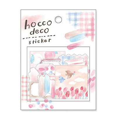 ポイント UP 期間限定 ステッカー ホッコ デコ hocco deco sticker　pink 81901 マインドウェイブ MINDWAVE ◎