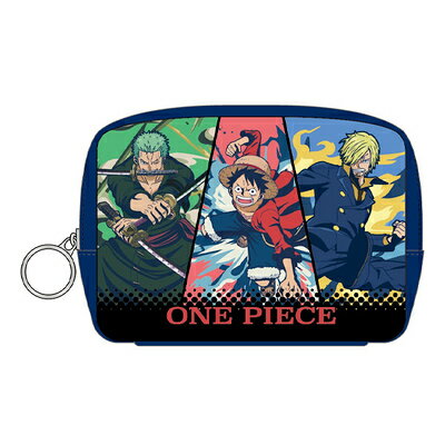 スクエアポーチ ルフィ ゾロ サンジ ワンピース ONE PIECE OP-SQ-LZS ケイカンパニー k-com お買い物マラソン お買い得商品