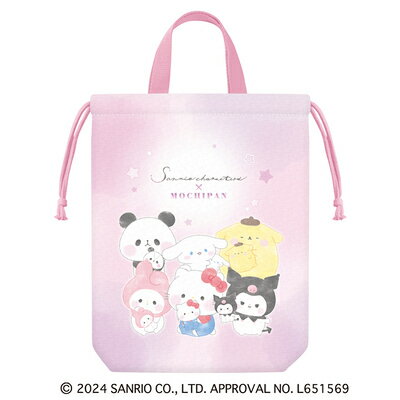 シューズバッグ サンリオキャラクターズ もちぱん nui party 新学期 221721 カミオジャパン KAMIOJAPAN..