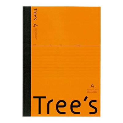 ノート TREES B5 A罫 30枚 オレンジ UTR3AOR キョクトウ・アソシエイツ 日本ノート ◆◆