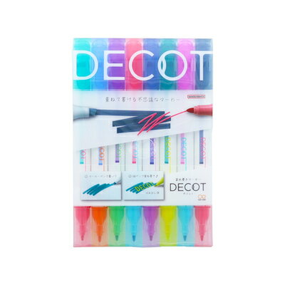 重ね書き マーカー 8本セット デコット 第3弾 DECOT S4591836 サンスター文具 sunstar ポイント UP 期間限定のサムネイル
