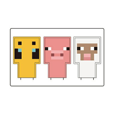鉛筆キャップ Minecraft マイクラ PVC やわらかい鉛筆キャップ C MCT-ECP-C ケイカンパニー k-com