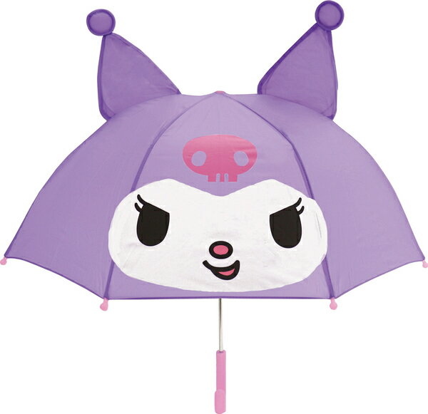 キッズ 傘 耳付き 傘 47cm クロミ 19366 ジェイズプランニング かさ カサ ジェイズプランニング サンリ..