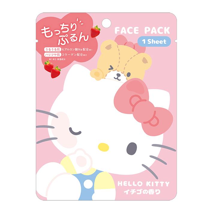 ポイント UP 期間限定 フェイスパック ハローキティ いちごの香り 119328 クラックス CRUX サンリオのサムネイル