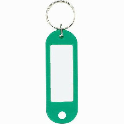キーホルダー型 名札 10個パック 緑 ナフ-200GX10 コクヨ kokuyo
