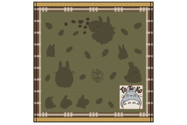 となりのトトロ ミニタオル オータムグリーン 1005046100 プレゼント 手拭き プチタオル ×× お買い物マ..