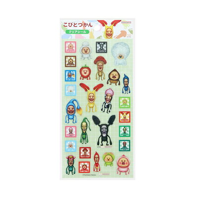 シール クリアシール こびとづかん 第2弾 カクレモモジリ ホトケアカバネ ホトケアカバネ ベニキノコビト B S8545081 サンスター文具 sunstar