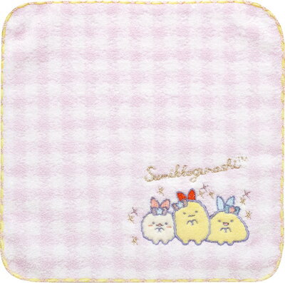 ミニタオル すみっコぐらし ハンカチ 夢みるしっぽず Sumikko gurashi CM53401 サンエックス san-x