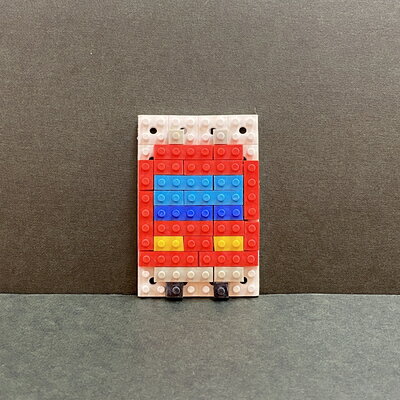 けしブロ ドットアート キット ミニ 電車 おもしろ消しゴム 消しゴムブロック 知育 玩具 ドット絵 工作..