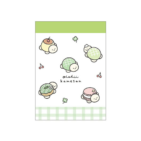 ミニメモ おいしいかめさん チラシ 135811 クラックス CRUX