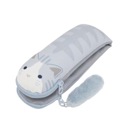 ペンケース リララ サバトラ 筆箱 パソコン作業 手首 クッション AK063E クツワ KUTSUWA ××