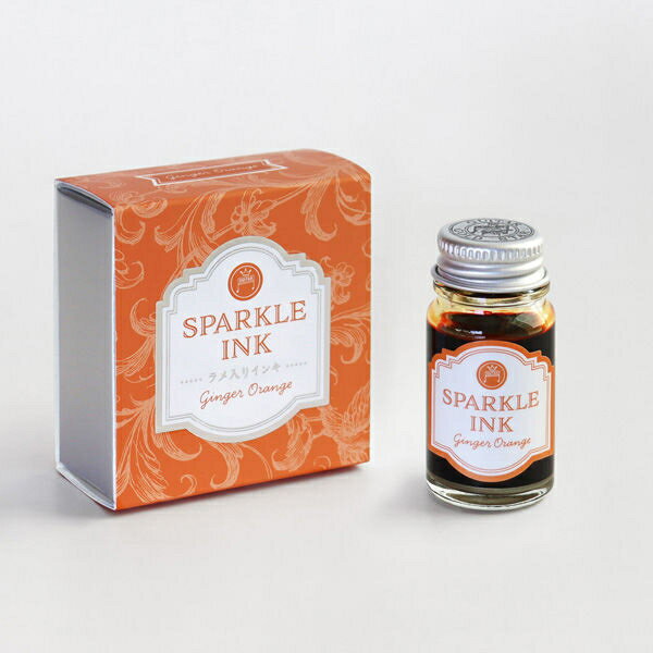 インク インキ ラメ入り スパークルインキ ジンジャーオレンジ ギター SPA-12ML-T45 寺西化学