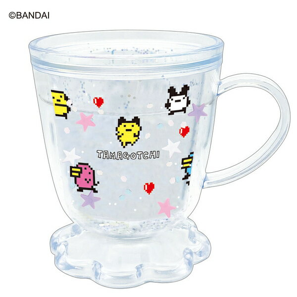 たまごっち カフェ型 グリッターカップ ドット 135437 クラックス CRUX