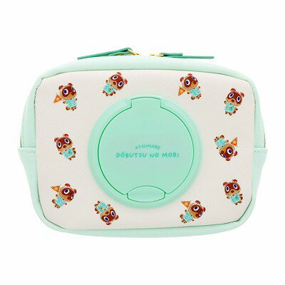 あつまれ どうぶつの森 シートケース ポーチ シーポ プッシュ seepo PUSH グリーン S2321092 サンスター文具のサムネイル