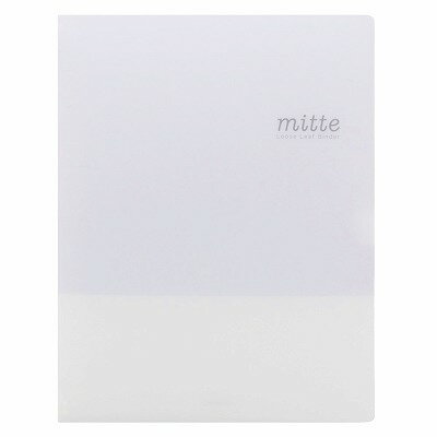ルーズリーフ バインダー フロスティホワイト S2136414 mitte ミッテ B5 サイズ 26穴 サンスター文具 ポイント UP 期間限定 お買い物マラソン お買い得商品 ルーズリーフ バインダー フロスティホワイト S2136414 mitte ミッテ B5 サイズ 26穴 サンスター文具 ポイント UP 期間限定 お買い物マラソン お買い得商品