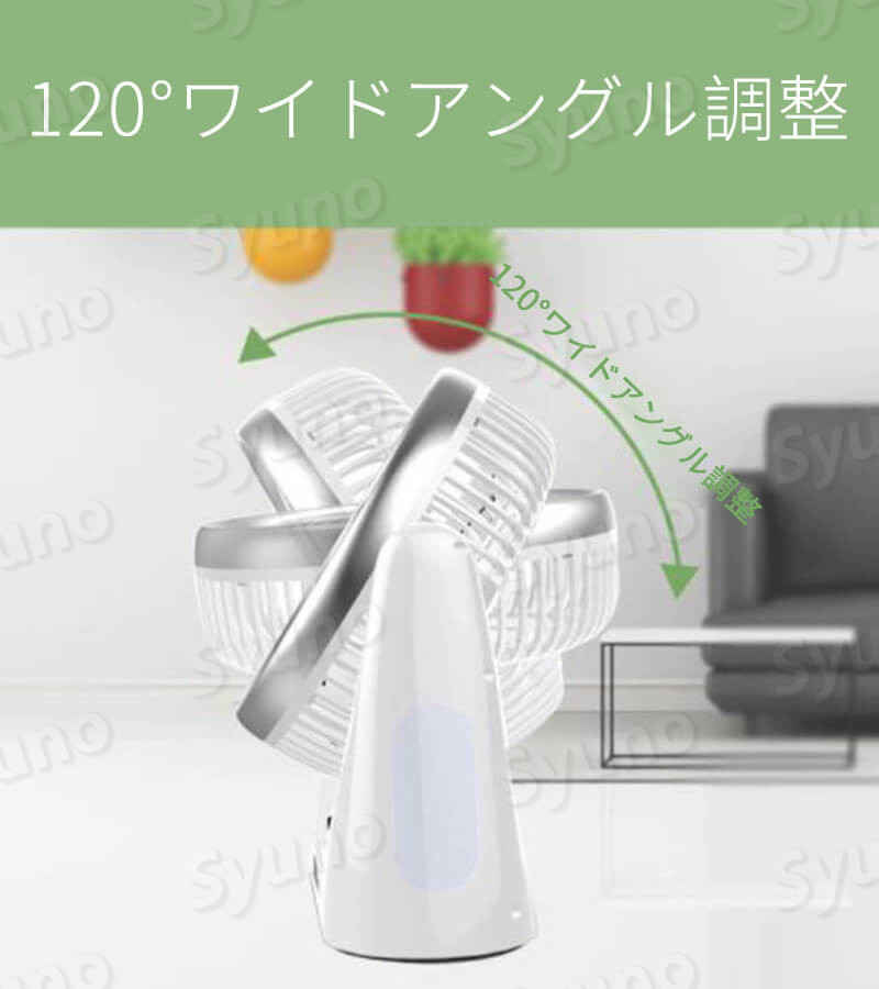 お買い物マラソン【P5倍】空気循環扇 扇風機 オフィス 卓上扇風機 おしゃれ 扇風機 ファン コンパクト 大面積の空気対流循環 ケーブル 小型扇風機 ミニ コンセント 熱中症対策 携帯 屋外/露店/遠足/家庭