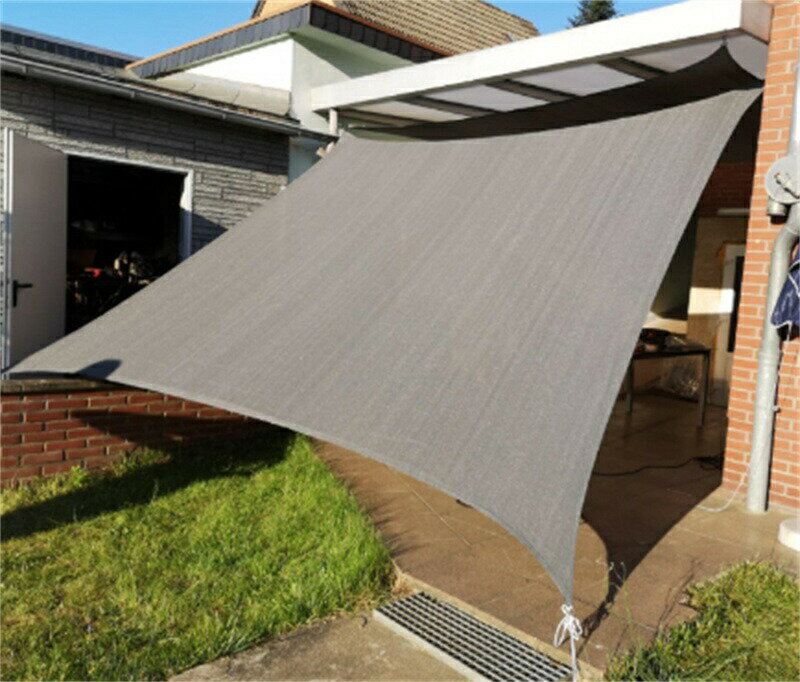 3m×6m 遮熱ネット サンシェード 日除けシェード 日よけ シェード 大型 日除け クールシェード UVカット 省エネ 遮光 遮熱 防塵 風通し 目隠し アウトドア 家庭用 防護網 熱中症対策　サンシェード 長方形 四角形 ひよけ シェード タープ キャンプ 暑さ対策 スクリーン