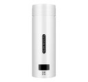 電気ケトル ポータブル 電気ボトル ハンドル付き 500ml 小型 携帯用 電気ポット トラベルケトル 携帯湯沸かし器 旅行用 電気水筒 ステンレス 自動OFF...