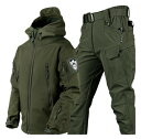 マウンテンジャケット メンズ 厚手 登山服 スキーウェア マウンテンパーカー 上下セット アウトドアウェア ズボン 防水 ハイキングジャケット 防寒着