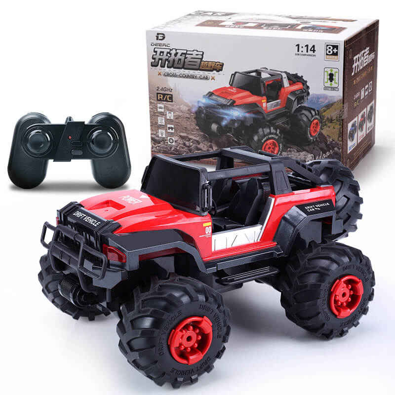 お買い物マラソン【P5倍】ラジコンカー RCカー ラジコン 1/14 電動オフロードバギー バギー 2.4GHZ 4WD ロッククローラー オフロード リモコン...