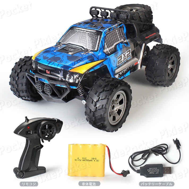 お買い物マラソン【P5倍】ラジコンカー RCカー ラジコン 電動オフロード 1:18高速...