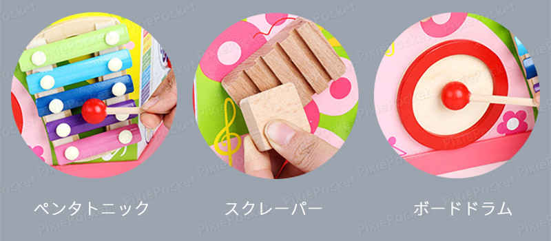 PixiePocketのお買い物マラソン【P5倍】多機能子供用ビーズ 木の ルーピングコースター ビーズコースター 数字合わせ 形状マッチング カラフルなアバカス 形合わせ 1歳 知育玩具 お祝い 開院｜アングル3