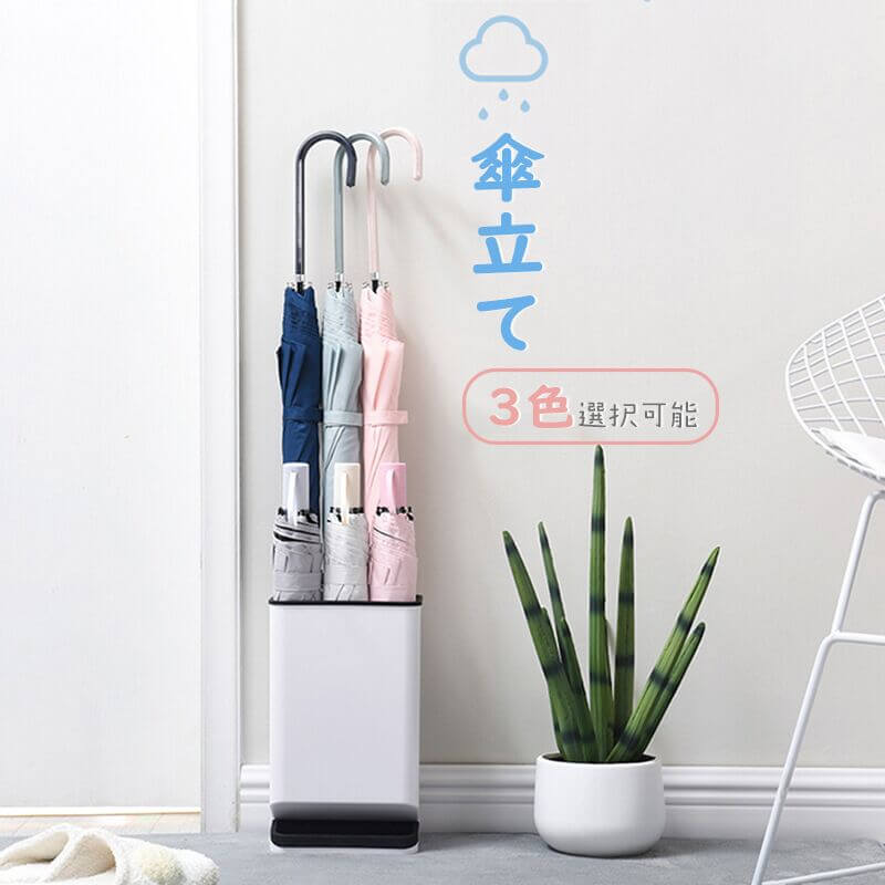 お買い物マラソン【P5倍】散乱しがちな大容量の傘立て 傘がきれいに片付 玄関扉に簡単に取 り付けられ..