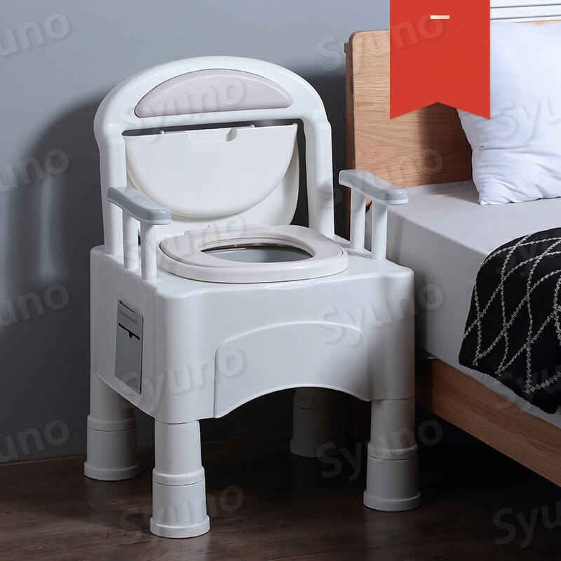 お買い物マラソン【P5倍】移動可能便器 ポータブル 妊婦便器 シンプル 家庭用 肘掛付き 背もたれ付き 屋内 防臭 トイレチェアPUソフトなシート便座 簡易トイレ ポータブルトイレ 静音 高齢者 妊婦 子供 身体が不自由 大人用 柔らか 滑り止め 簡易トイレ 介護 排泄ケア用品 pixiepocket-10034475 PixiePocket サンプル画像2