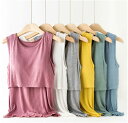 授乳服 授乳インナー 部屋着 ルームウエア マタニティ 送料無料 マタニティインナー タンクトップ ロング丈 Vネック マタニティウェア 授乳用部屋着 授乳用服...