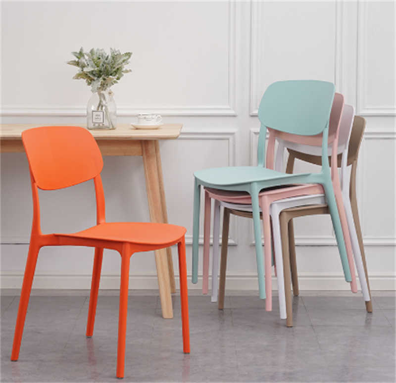 【送料無料】カラーチェアオシャレ 可愛い シンプル 北欧風 ダイニングチェア スタッキング おしゃれ ..