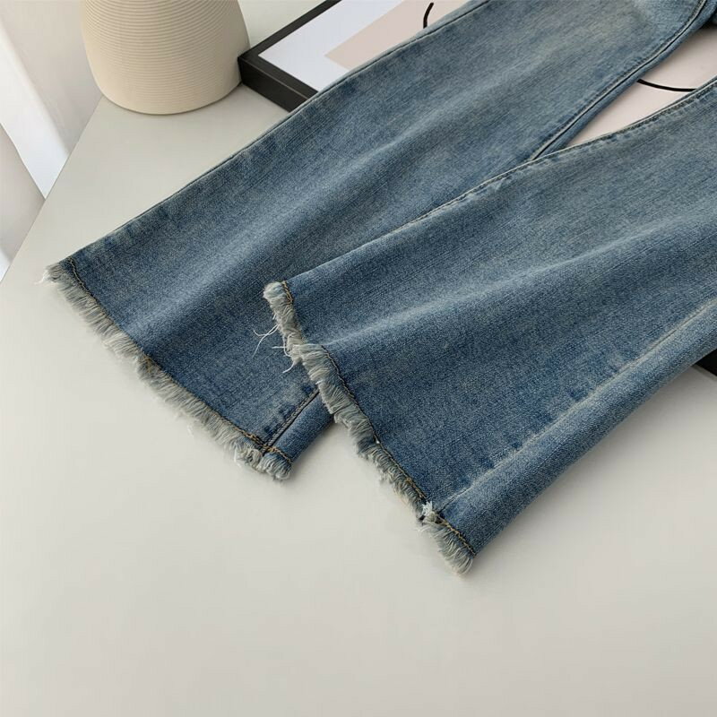 Straight Jeans - デニム パンツ デニム デニムパンツ ハイウェスト ジーンズ ストレートパンツ ワイドパンツ デニム ブラック デニムワイドパンツ デニム ハイウェスト レディース ロングパンツ ガウチョパンツ ウオッシュ デニムジーンズ デニム