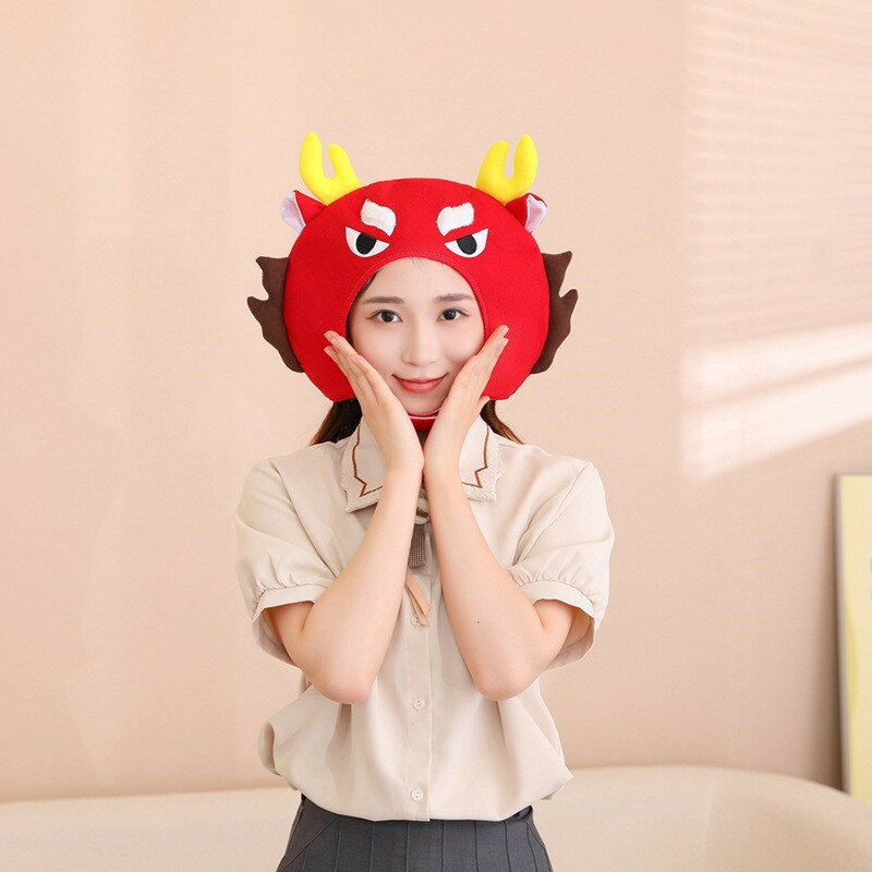 余興 龍 着ぐるみ帽子 龍 被り物 ドラゴン 辰年 赤ちゃん コスプレ アニマル帽子 辰 コスプレ かわいい レディース ハロウィン 仮装 龍 かぶりもの コスプレ 竜/辰/干支 被り物 子供 キッズ ベビー SNS メンズ 動物 キャップ 帽子 防寒 クリスマス 干支