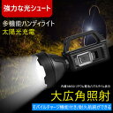 お買い物マラソン【P5倍】多機能ハンディライト 懐中電灯 LED USB充電式 超強力 ハンディライト 照射範囲>500m P50 超高輝度LEDライト キャンプ用品 高輝度 遠くまで 4モード 防水 フラッシュライト 小型 軍用 停電 地震対策 アウトドア