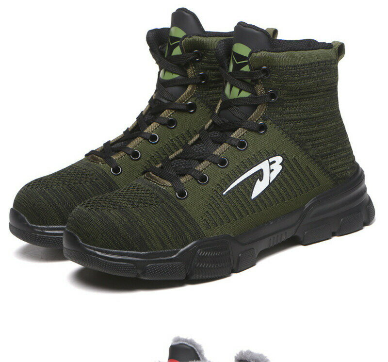 安全靴 作業靴 メンズ ハイカット おしゃれワークブーツ 鋼先芯 刺す叩く防止 耐磨耗 防滑 絶縁