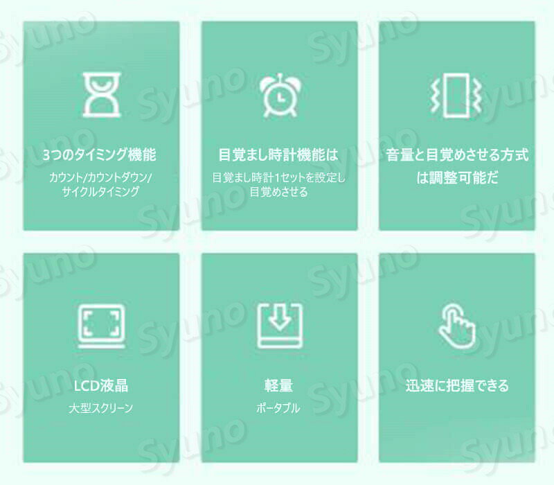 お買い物マラソン【P5倍】多機能目覚まし時計 タイム デジタル おしゃれ 12/24時間表示をサポートする 北欧 プレゼント 3つのタイミング機能 卓上 シンプル インテリア 目覚まし時計 [3]