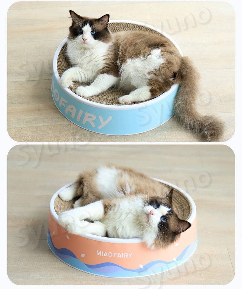 【P5倍】猫爪 ダンボール ベッド 愛猫用 グッズり外し 可能なデザイン 多回使用 可...