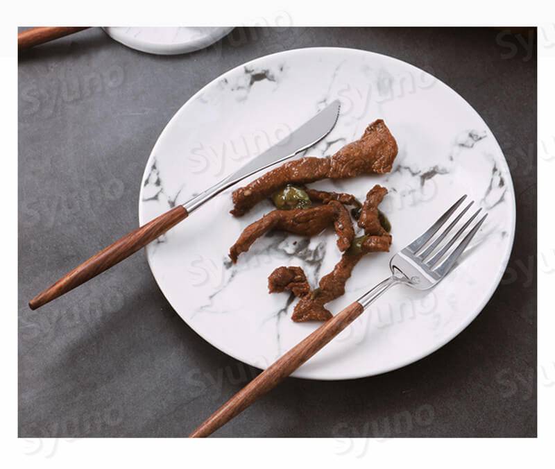 お買い物マラソン【P5倍】花梨の柄ナイフとフォーク 4点セット食器 カトラリー カトラリーセット 結婚祝い カトラリーセット スプーン フォーク ナイフ セット お箸 箸 ステンレス 北欧 カトラリーセット おしゃれ 引っ越し 引越し祝い 開店 敬老の日 3