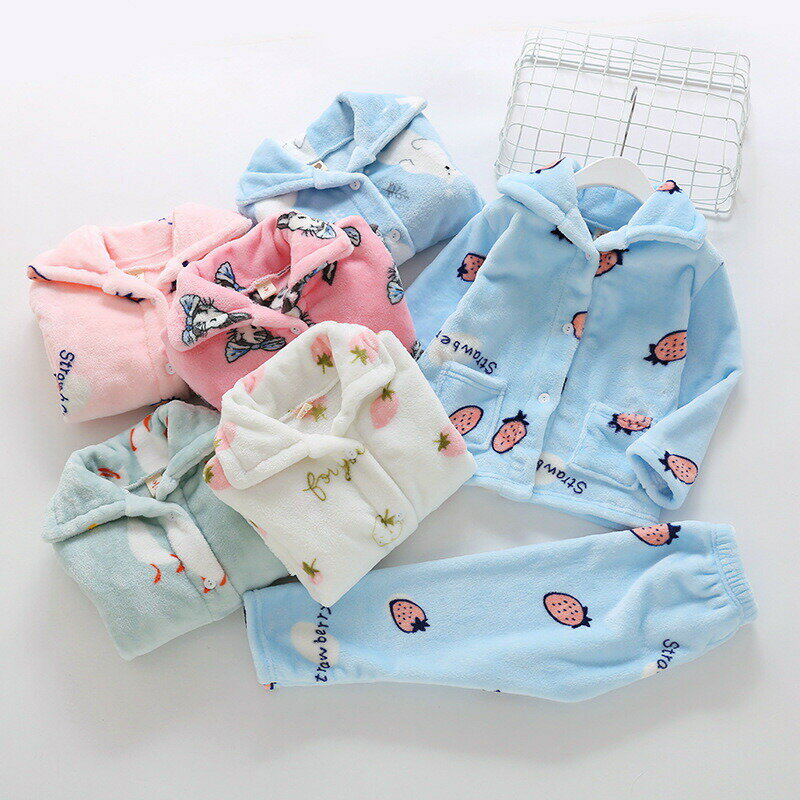 フランネルパジャマ キッズ パジャマ 子供パジャマ 女の子 男の子 春秋冬 前ボタン 裏起毛 厚手 暖かい 長袖 モコモコパジャマ ルームウェア 部屋着 セットアップ かわいい ユニセックス おしゃれ 可愛い 寝巻き ナイトウェア 子供服 10タイプ 90-160cm