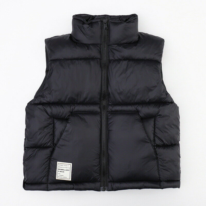 韓国子供服 ベスト 秋冬 女の子 男の子 中綿ダウンベスト あったか おしゃれ 可愛い キッズ 厚手 カジュアルウエア ゆったり トップス 通学 ことも服 ジュニア服 小学生 入園式 入学式 卒園式 卒業式 2色 110-160cm