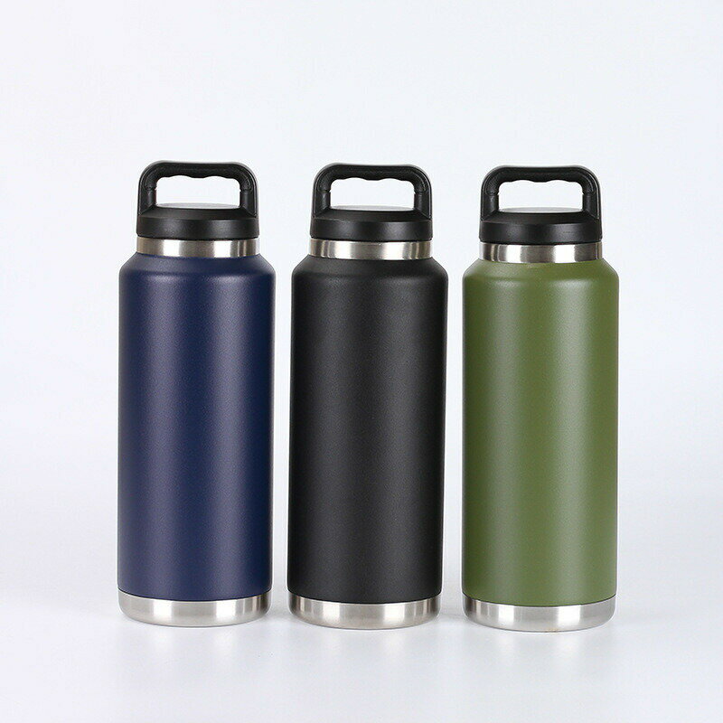Other - 【食洗機?炭酸?保温保冷対応】 水筒 1000ml 真空断熱炭酸ボトル ステンレス ビールOK ハンドルホルダー付 持ち運び コンパクト
