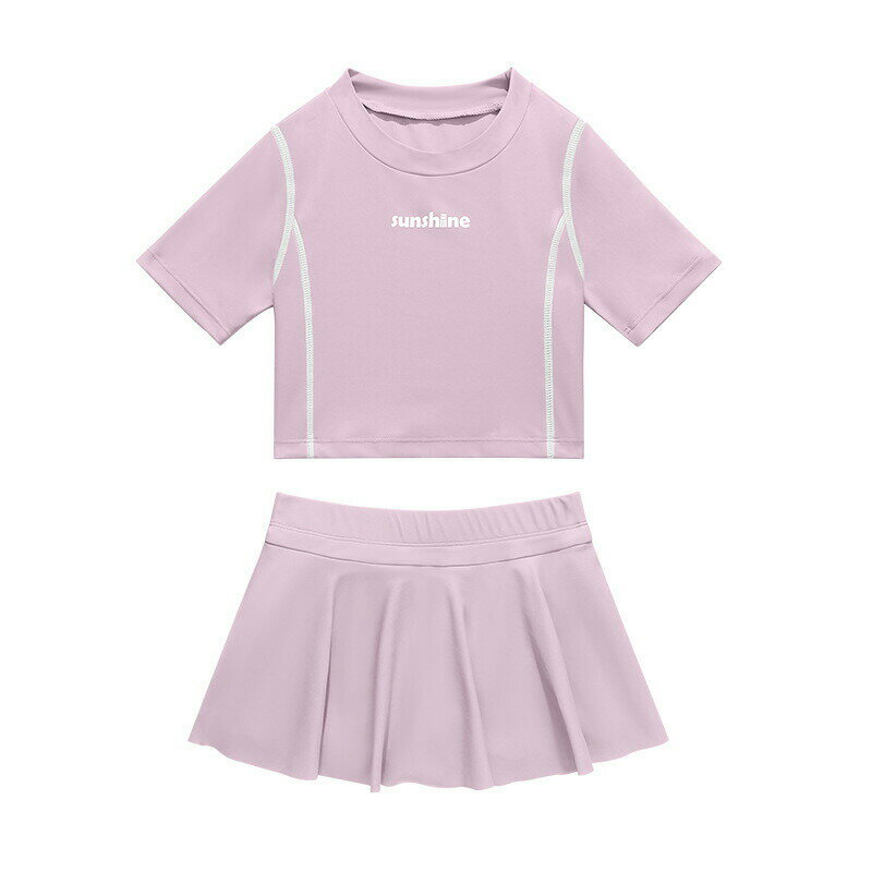 キッズ 水着 女の子 フレアスカート L-5XL 2点セット スクール水着 ワンピース セパレート ベビー 可愛い スイムウェア 女児 小学生 フィットネス水着 体型カバー ジュニア 110cm 120cm 130cm 140cm 露出控えめ